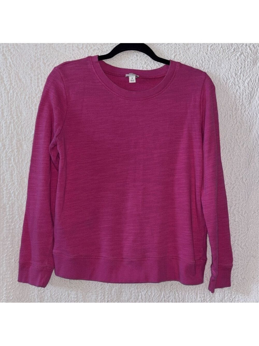 J. Crew Cotton Terry Crewneck Long Sleeve Sweatshirt - Picture 2 of 6